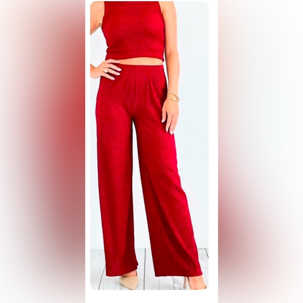 Burgundy 2 piece Set